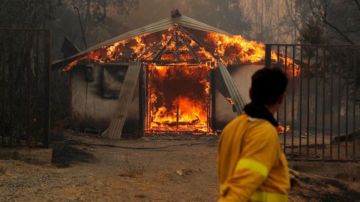 Santa Juana, Concepción, ha sido una de las localidades más afectadas por los incendios.