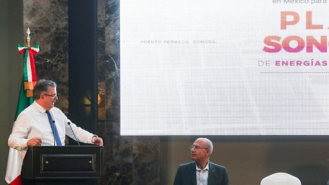 Presentación del Plan Sonora, en Puerto Peñasco.