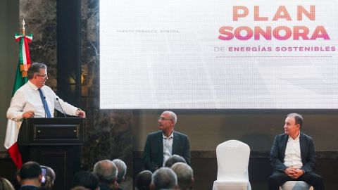 Presentación del Plan Sonora, en Puerto Peñasco.