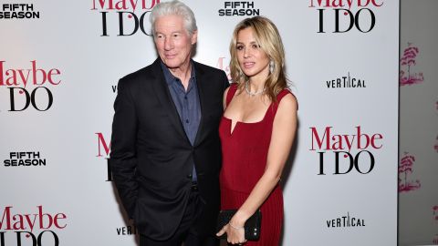 Richard Gere y su esposa Alejandra Gere.