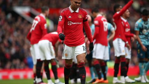 Casemiro se marchó en el partido ante Southampton.