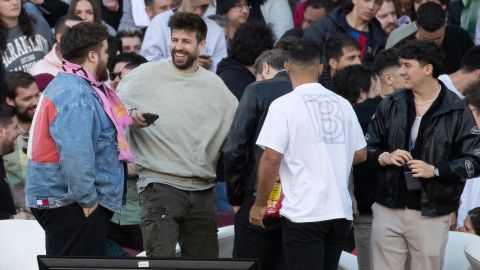 Gerard Piqué en el Camp Npu en la final de la Kings League.