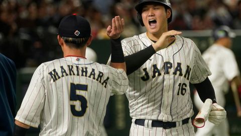 Shohei Ohtani lanzó por 4 innings y permitió 2 carreras.