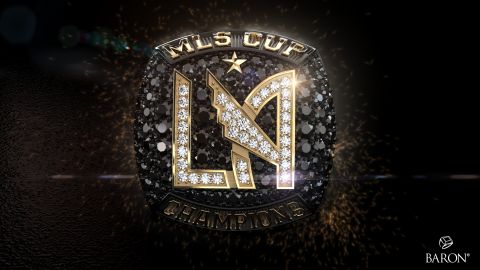 Anillo de campeón de la MLS del LAFC.