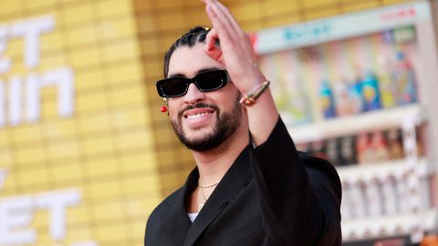 Bad Bunny en el estreno de la película "Bullet Train" en Los Ángeles.