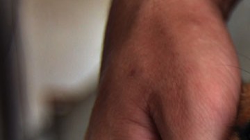 El pequeño cachorro sólo se había escapado de su casa