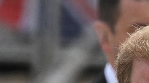 Príncipe Harry y Courteney Cox