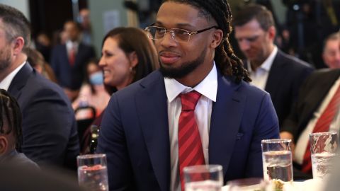 Damar Hamlin jugador de los Buffalo Bills.