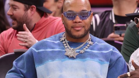 Flo Rida en un juego de la NBA.