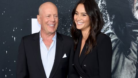 Emma Heming Willis y Bruce Willis.