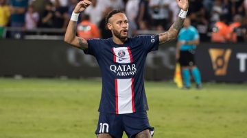 Neymar Jr. durante un partido del PSG.
