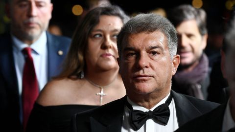 Joan Laporta en la gala del Balón de Oro 2022.