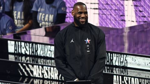 LeBron James en el All Star de la NBA.