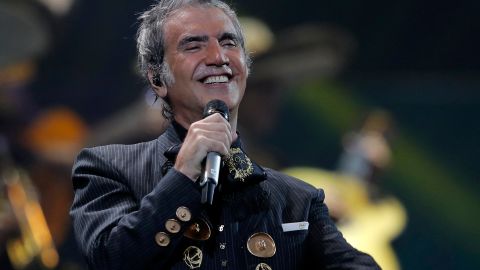 Mexican singer Alejandro Fernandez performs during the 62th Vina del Mar International Song Festival in Vina del Mar, Chile, on February 21, 2023. (Photo by JAVIER TORRES / AFP) (Photo by JAVIER TORRES/AFP via Getty Images)