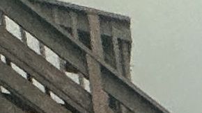 A vehicle drives down a road as hail and rain fall during a winter storm that blanketed the region in Redondo Beach, California, on February 25, 2023. - Heavy snow fell in southern California as the first blizzard in a generation pounded the hills around Los Angeles, with heavy rains threatening flooding in other places. (Photo by Patrick T. Fallon / AFP) (Photo by PATRICK T. FALLON/AFP via Getty Images)