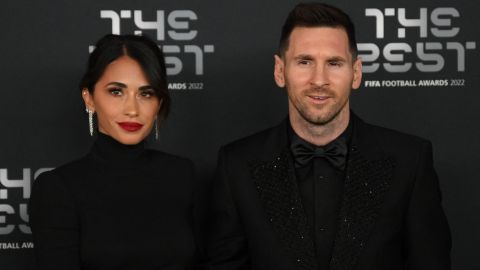 Antonela Roccuzzo y Lionel Messi.