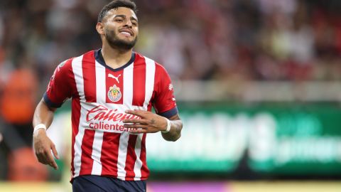 Alexis Vega, jugador de las Chivas de Guadalajara.