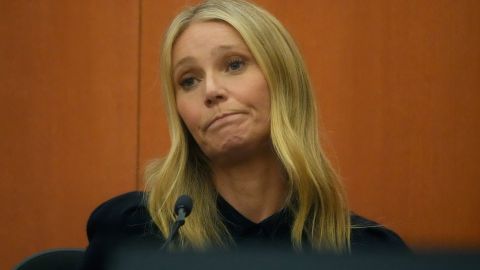 PARK CITY, UTAH - MARCH 24: Gwyneth Paltrow testifies during her trial on March 24, 2023, in Park City, Utah. Terry Sanderson is suing actress Gwyneth Paltrow for $300,000, claiming she recklessly crashed into him while the two were skiing on a beginner run at Deer Valley Resort in Park City, Utah in 2016. (Photo by Rick Bowmer-Pool/Getty Images)