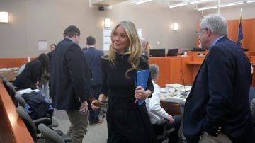 PARK CITY, UTAH - MARCH 29: Actor Gwyneth Paltrow leaves the courtroom in her civil trial over a collision with another skier on March 29, 2023 in Park City, Utah. Retired optometrist Terry Sanderson is suing Paltrow for $300,000, claiming she recklessly crashed into him during a run at Deer Valley Resort in Park City, Utah in 2016. Paltrow has countersued for $1, claiming Sanderson was uphill of her and crashed into her back. (Photo by Rick Bowmer-Pool/Getty Images)