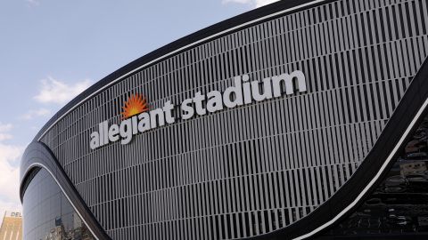 Fachada del Allegiant Stadium en Las Vegas.