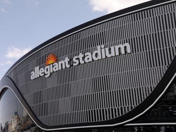 Fachada del Allegiant Stadium en Las Vegas.