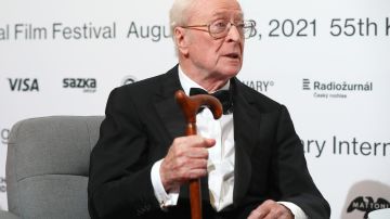 KARLOVY VARY, CZECH REPUBLIC - AUGUST 20: Michael Caine attends the 55th Karlovy Vary International Film Festival on August 20, 2021 in Karlovy Vary, Czech Republic. The annual Karlovy Vary International Film Festival is the largest film festival in the Czech Republic and runs from August 20th - 28th. (Photo by Gabriel Kuchta/Getty Images)