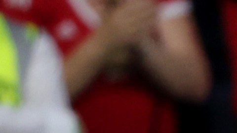 Manchester United en un partdio ante Liverpool en la Premie League.