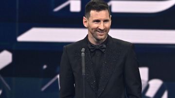 Lionel Messi en la gala de los premios The Best 2023.
