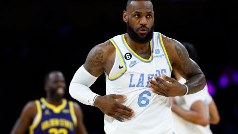 LeBron James, jugador de Los Ángeles Lakers de la NBA.