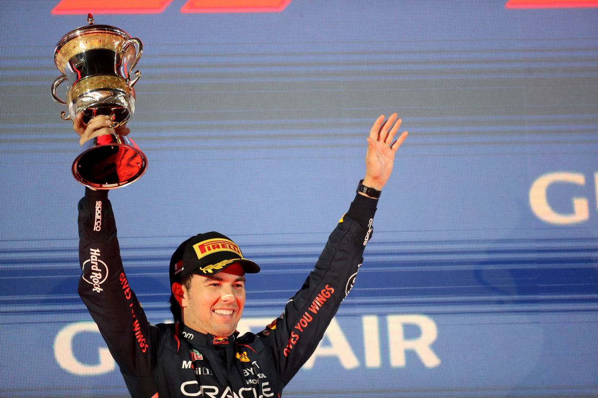 Sergio ‘Checo’ Pérez achieves his first podium of the season in Bahrain after a disputed race