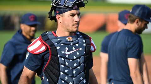 JT Realmuto con Estados Unidos en el Clásico Mundial de Béisbol.