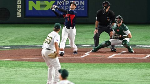 Ohtani terminó con promedio de .500 en la primera ronda.