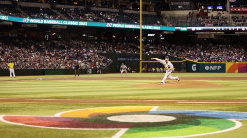 Vista del Chase Field de Phoenix durante el Clásico Mundial de Béisbol de 2023.