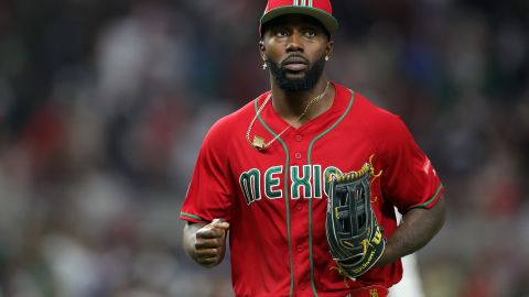 Randy Arozarena, jugador de la Selección de México en el Clásico Mundial de Béisbol.