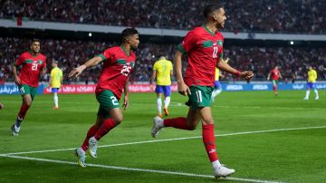 Marruecos ganó 2-1 a Brasil.