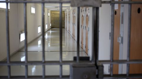 View of the Domenjod prison on October 16, 2014 in Saint-Denis de la Reunion on the French Indian Ocean island of La Reunion. AFP PHOTO RICHARD BOUHET (Photo credit should read RICHARD BOUHET/AFP via Getty Images)