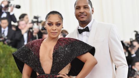 Carmelo y La La Anthony