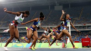 Final 100 metros femenino de Rio 2026.