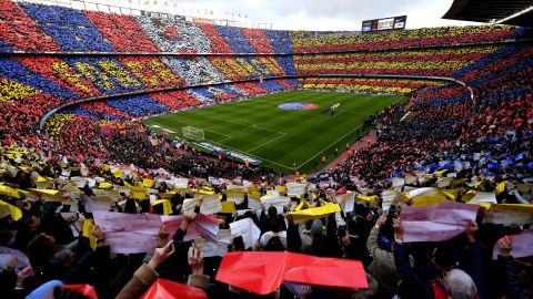 Camp Nou, casa del FC Barcelona en LaLiga Santander de España.