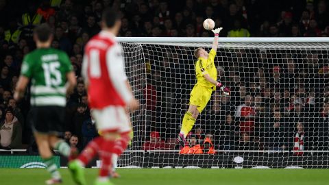 Golazo de Pedro Gonçalves al Arsenal en Europa League.