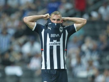 Vincent Janssen en lamento con Rayados de Monterrey de la Liga MX.