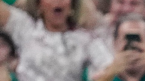 México celebra un gol durante la Copa del Mundo de Qatar 2022.