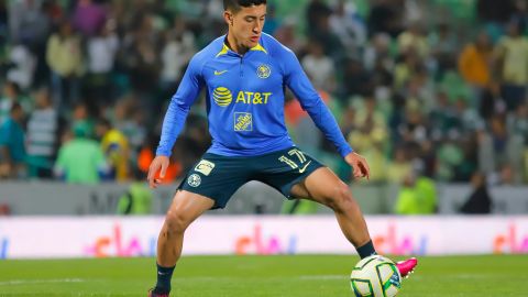 Alejandro Zendejas con el Club América en la Liga MX.