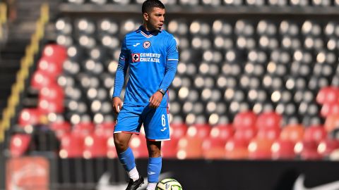 Erik Lira, jugador del Cruz Azul de la Liga MX.