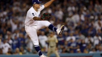 Julio Urías, estelar lanzador de los Dodgers.