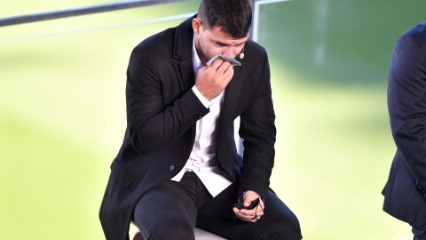 Kun Agüero ex jugador de la Selección Argentina.
