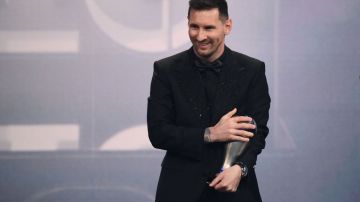 Messi en la gala de los Premios The Best.