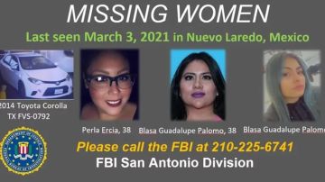 Mujeres desaparecidas en Tamaulipas