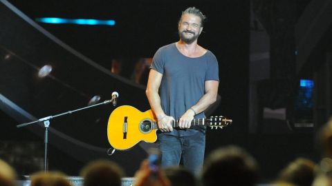 Ricardo Arjona en una presentación durante los Billboard Latin Music Awards 2017.