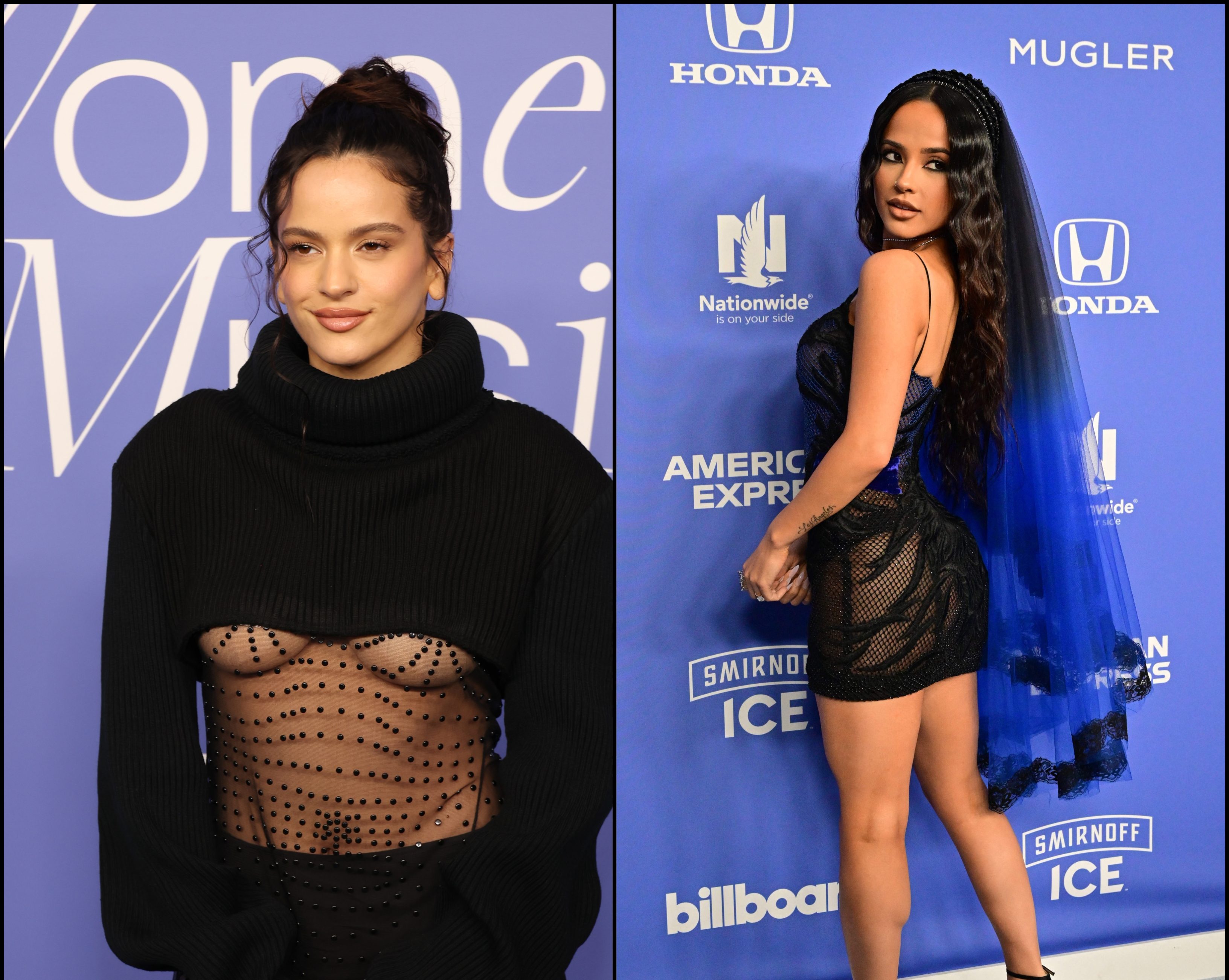 Becky G Y Rosalía Llegaron En Transparencias A Los Billboard Women In